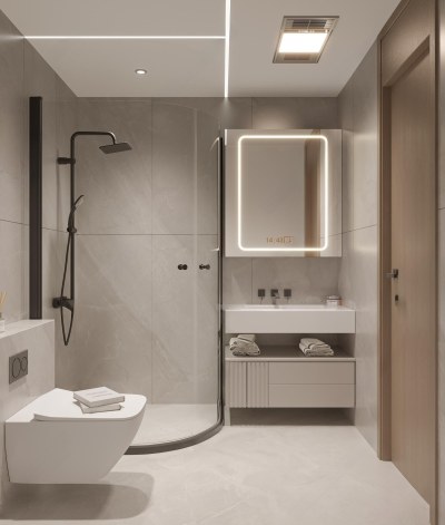 现代卫生间3D模型下载